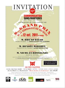 Affiche Communication sans frontières par Nabil